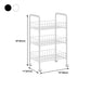 Steel Bookshelf, Multi Tiers Contemporary Bookcase for Home Office