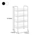 Steel Bookshelf, Multi Tiers Contemporary Bookcase for Home Office