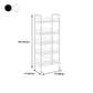 Steel Bookshelf, Multi Tiers Contemporary Bookcase for Home Office