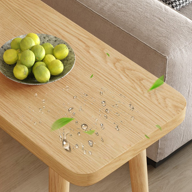 Tavolo da bar rettangolare moderno tavolo da bistrot in legno massiccio con base di cavalletto