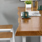 Contemporary Pub Table with Sled Rectangle Pine Wood Top Bar Table Clearhalo 'Bar Furniture' 'Bar Tables' 'bar_tables' 'furn' 'furn_bar_tables' 'Furniture' 'Kitchen & Dining Furniture' 5541863