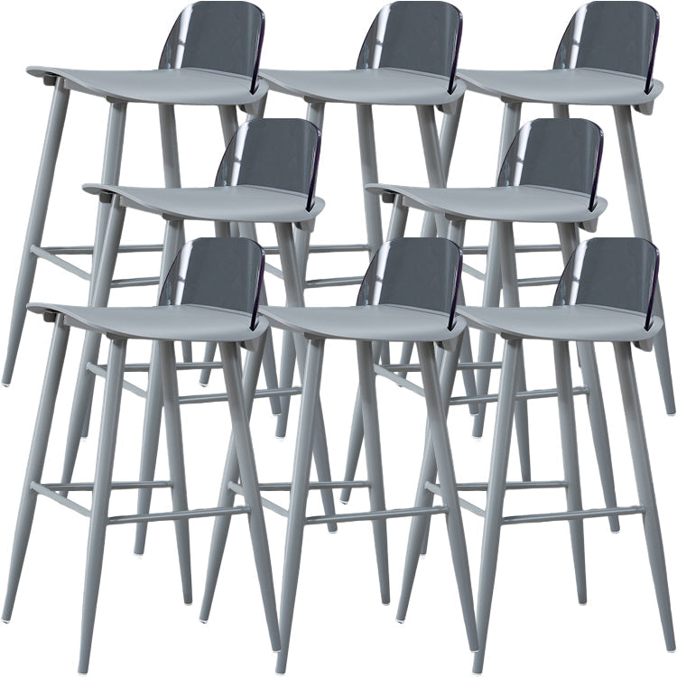 Sgabello da bar rettangolo interno bassa schiena poggiapiedi moderni sgabelli moderni