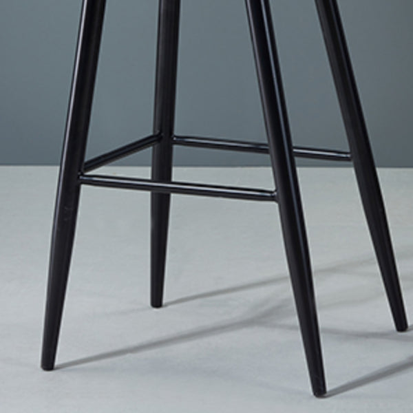 Sgabello da bar rettangolo interno bassa schiena poggiapiedi moderni sgabelli moderni