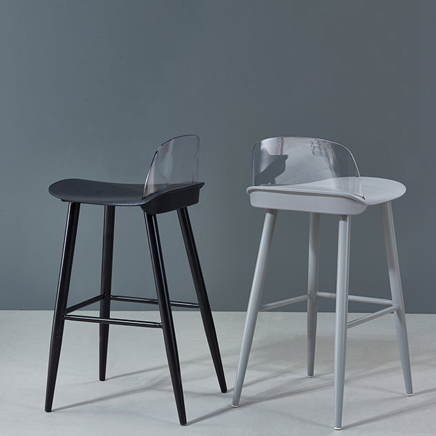 Sgabello da bar rettangolo interno bassa schiena poggiapiedi moderni sgabelli moderni