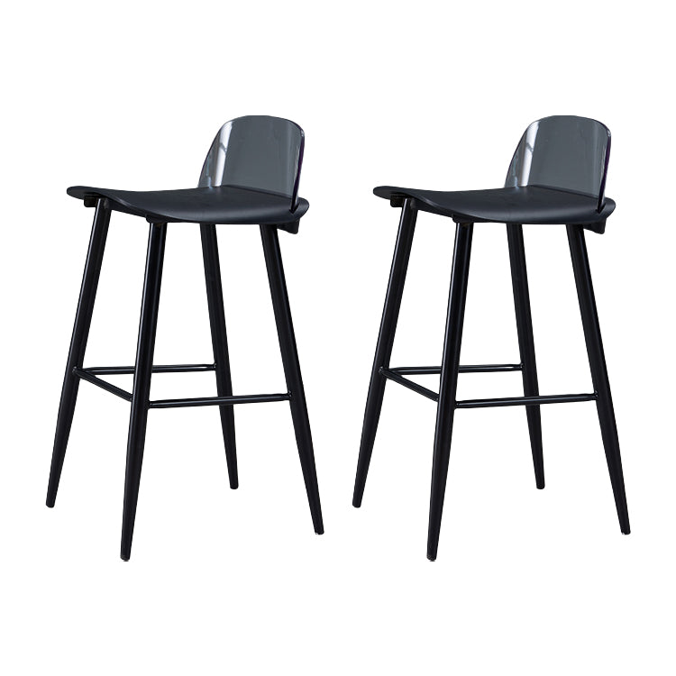 Sgabello da bar rettangolo interno bassa schiena poggiapiedi moderni sgabelli moderni