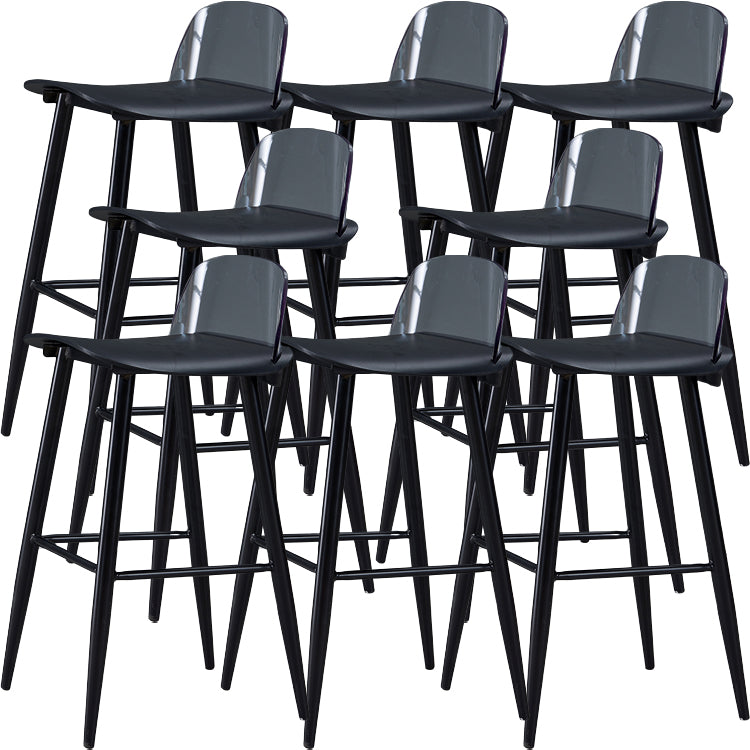 Sgabello da bar rettangolo interno bassa schiena poggiapiedi moderni sgabelli moderni