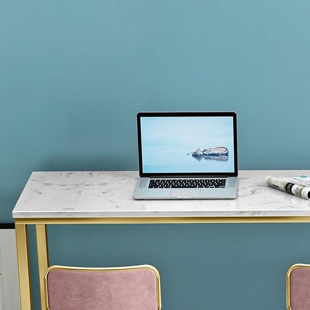 Juego de mesa de pub de barra de mármol glamos 1/2/4 piezas de pub al altura de la altura del mostrador de la tienda rectángulo