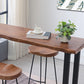Set de mostrador de madera maciza industrial 1/2/3 Piezas taburete de bar de sala de estar y mesa