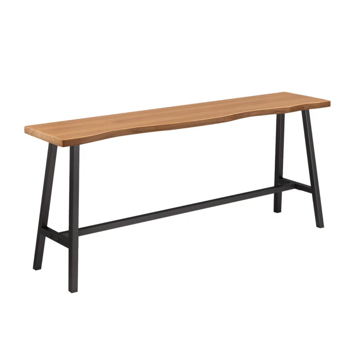 Rectangle industriel en bois massif top table ensemble 1/5/9 Pièces Table de comptoir avec tabourets