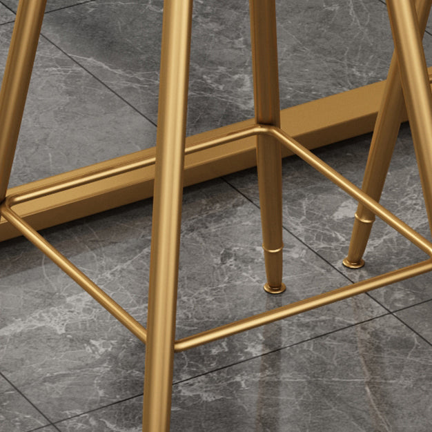 Glam Indoor Bar Stool and Table Set 1/2/3 Pieces White Table and Stool Set Clearhalo 'Bar Furniture' 'furn' 'furn_home_bar_bar_sets' 'Furniture' 'Home Bars & Bar Sets' 'home_bar_bar_sets' 'Kitchen & Dining Furniture' 5542594