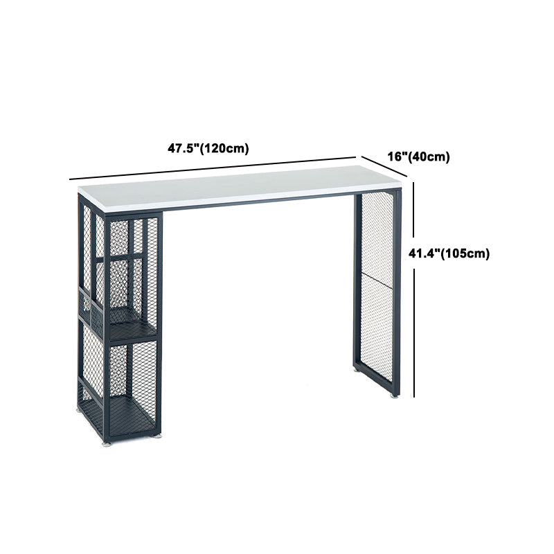 Set di tavoli da pub bar a barretto interno 1/2/3/5 pezzi con set di pub in metallo di archiviazione