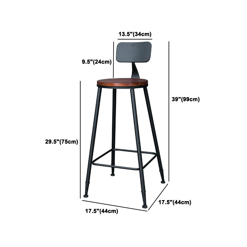 Industrial Rectangle Pine Wood Bar Table Set 1/4 Pieces Counter Table with High Stools Clearhalo 'Bar Furniture' 'furn' 'furn_home_bar_bar_sets' 'Furniture' 'Home Bars & Bar Sets' 'home_bar_bar_sets' 'Kitchen & Dining Furniture' 5542630