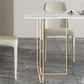 Modern Style Sintered Stone Dining Table Set 1/2/5/6 Pieces Dining Set for Home Use Clearhalo 'Dining Room Sets' 'Dining Tables & Seating' 'dining_room_set' 'furn' 'furn_dining_room_set' 'Furniture' 'Kitchen & Dining Furniture' 5542685