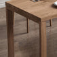 Set da pranzo moderno da 1/2/4/5/7 pezzi Set da pranzo per interni con doppio piedistallo in legno massello di pino