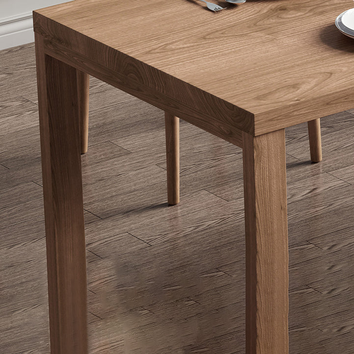 Set da pranzo moderno da 1/2/4/5/7 pezzi Set da pranzo per interni con doppio piedistallo in legno massello di pino