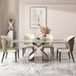 Modern Style Sintered Stone Dining Table Set 1/2/5/6 Pieces Dining Set 5 Pieces: Table, 4 Chairs Clearhalo 'Dining Room Sets' 'Dining Tables & Seating' 'dining_room_set' 'furn' 'furn_dining_room_set' 'Furniture' 'Kitchen & Dining Furniture' 5542720
