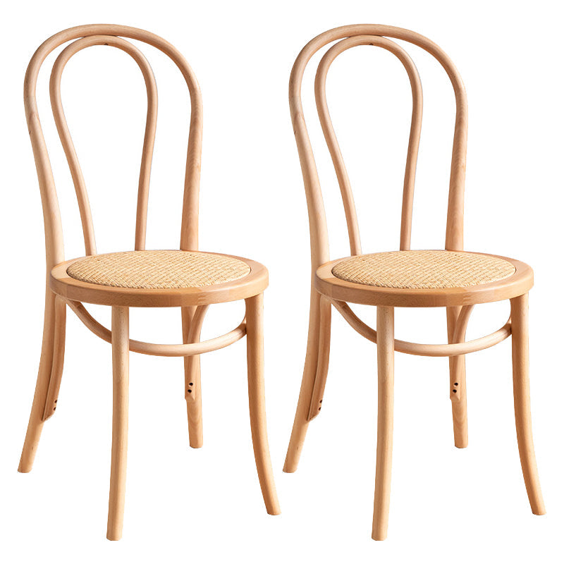 Solid Wood 1/2/3/7 Pieces Dining Set Modern Dining Furniture Set /Separate Items 2 Light Wood Chairs Clearhalo 'Dining Room Sets' 'Dining Tables & Seating' 'dining_room_set' 'furn' 'furn_dining_room_set' 'Furniture' 'Kitchen & Dining Furniture' 5542754