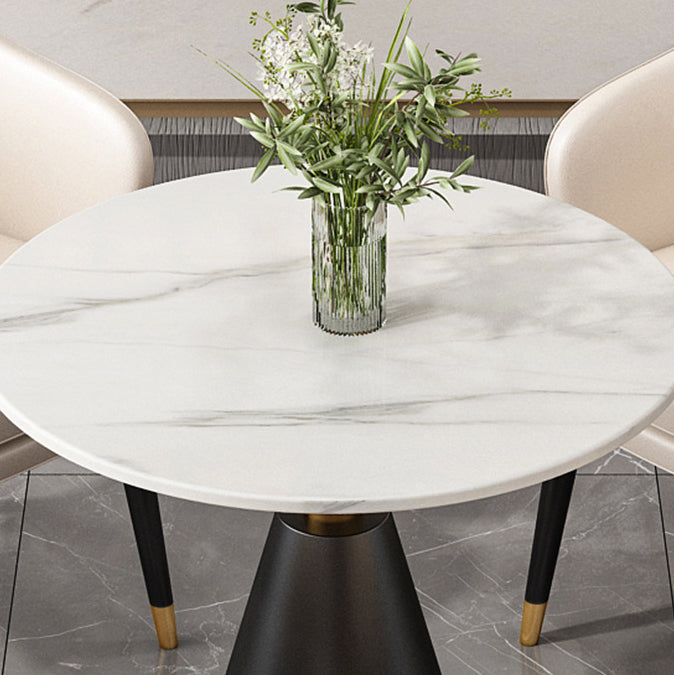Glam Gesinterde Steen Eetset Rond 1/2/5-delige Eetset voor Thuisgebruik