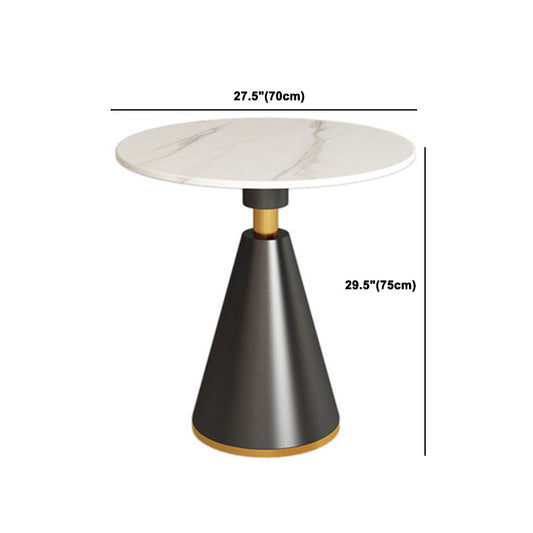 Set da pranzo in pietra sinterizzato glam round 1/2/5 pezzi set da pranzo per uso domestico