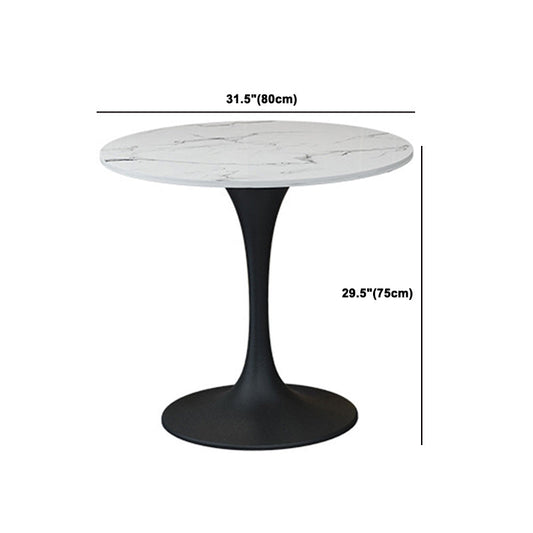 Set da pranzo in pietra sinterizzato contemporaneo set da pranzo round 1/2/4/5