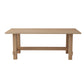Modern Dining Set Rectangular Natural 1/4/5 Pieces Trestle Dinette Set
