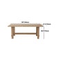Modern Dining Set Rectangular Natural 1/4/5 Pieces Trestle Dinette Set