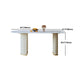 Set da pranzo in pietra sinterizzata stile Glam Set da pranzo da 1/3/5 pezzi per zone pranzo