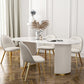 Oval Dining Table Traditional Luxury Dining Table with Double Pedestal