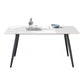 Gesinterde stenen huiskeukentafel Industriële eetkamertafel
