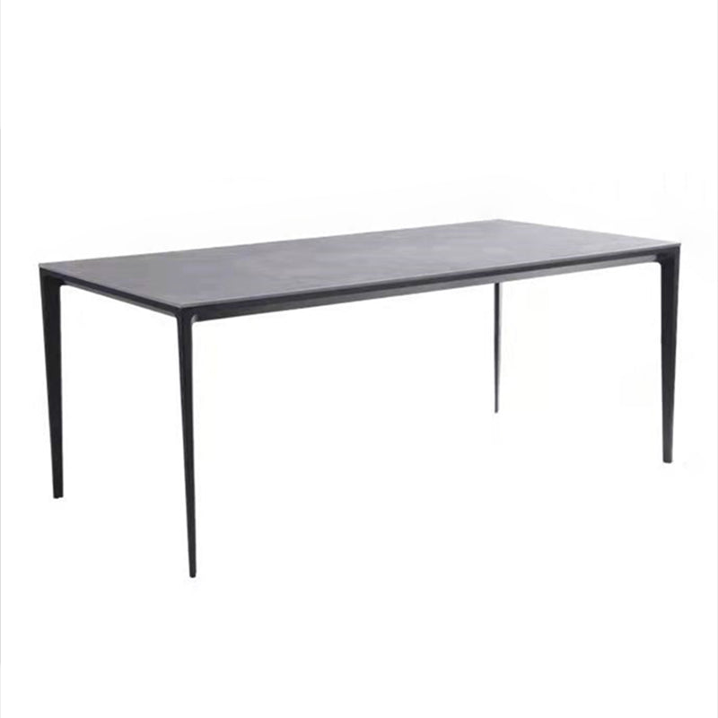 Tavolo da pranzo fisso industriale di cucina in pietra sinterizzato
