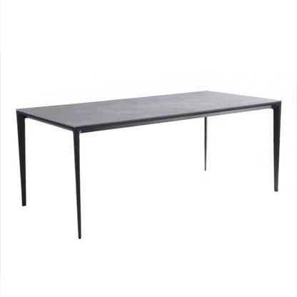 Tavolo da pranzo fisso industriale di cucina in pietra sinterizzato