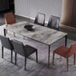 Tavolo da pranzo fisso industriale di cucina in pietra sinterizzato