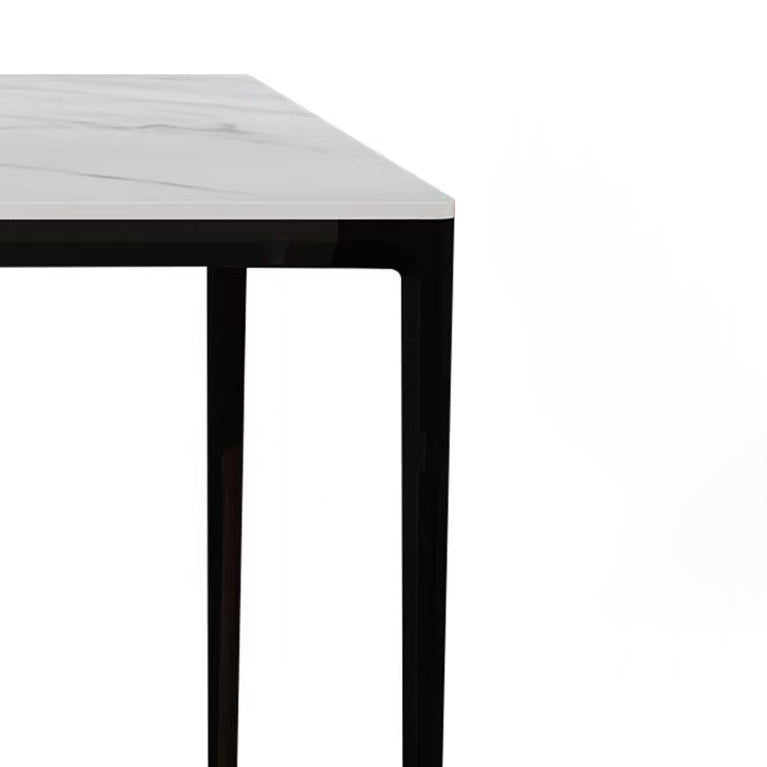 Tavolo da pranzo fisso industriale di cucina in pietra sinterizzato