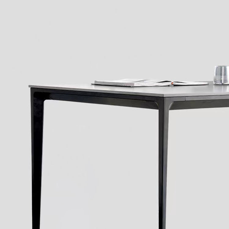 Tavolo da pranzo fisso industriale di cucina in pietra sinterizzato