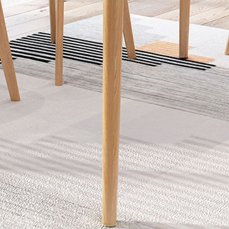 Weißer Steinspitze Esstisch Mitte des Jahrhunderts moderner Tisch mit 4 Beinen