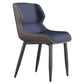 Faux Leather Armless Dining Chairs Modern Steel Legs Dining Side Chair