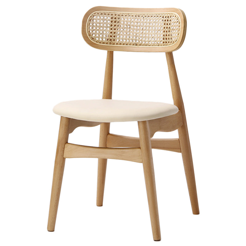 Oak Solid Wood Dining Side Chair Contemporary Armless Dining Chairs Wood 1 Piece Clearhalo 'Dining Chairs' 'Dining Tables & Seating' 'dining_chair' 'furn' 'furn_dining_chair' 'Furniture' 'Kitchen & Dining Furniture' 5543448