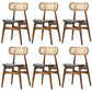 Oak Solid Wood Dining Side Chair Contemporary Armless Dining Chairs Walnut 6 Piece Set Clearhalo 'Dining Chairs' 'Dining Tables & Seating' 'dining_chair' 'furn' 'furn_dining_chair' 'Furniture' 'Kitchen & Dining Furniture' 5543464