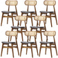 Oak Solid Wood Dining Side Chair Contemporary Armless Dining Chairs Walnut 8 Piece Set Clearhalo 'Dining Chairs' 'Dining Tables & Seating' 'dining_chair' 'furn' 'furn_dining_chair' 'Furniture' 'Kitchen & Dining Furniture' 5543465