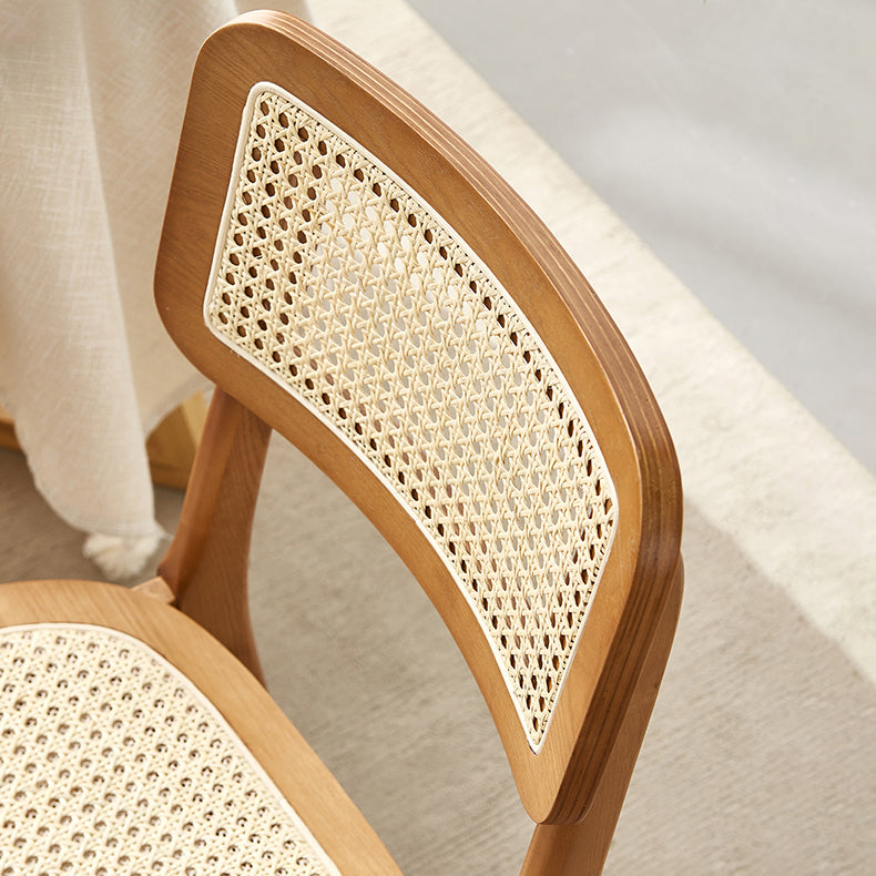 Sedie da pranzo in stile tradizionale sedie aperte a bracciale con gambe in legno per la casa