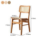Sedie da pranzo in stile tradizionale sedie aperte a bracciale con gambe in legno per la casa