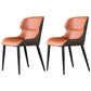 Set di sedie laterali contemporanee set di sedie laterali in pelle finta per cucina
