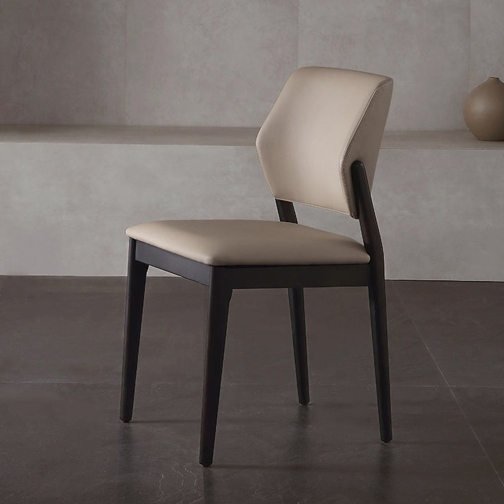 Faux Leather Dining Side Chair Modern Kitchen Side Dining Chairs