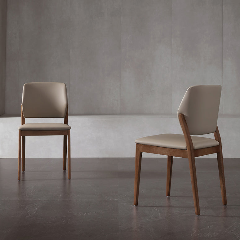 Faux Leather Dining Side Chair Modern Kitchen Side Dining Chairs