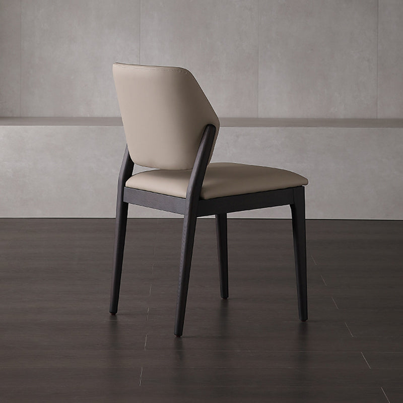 Faux Leather Dining Side Chair Modern Kitchen Side Dining Chairs