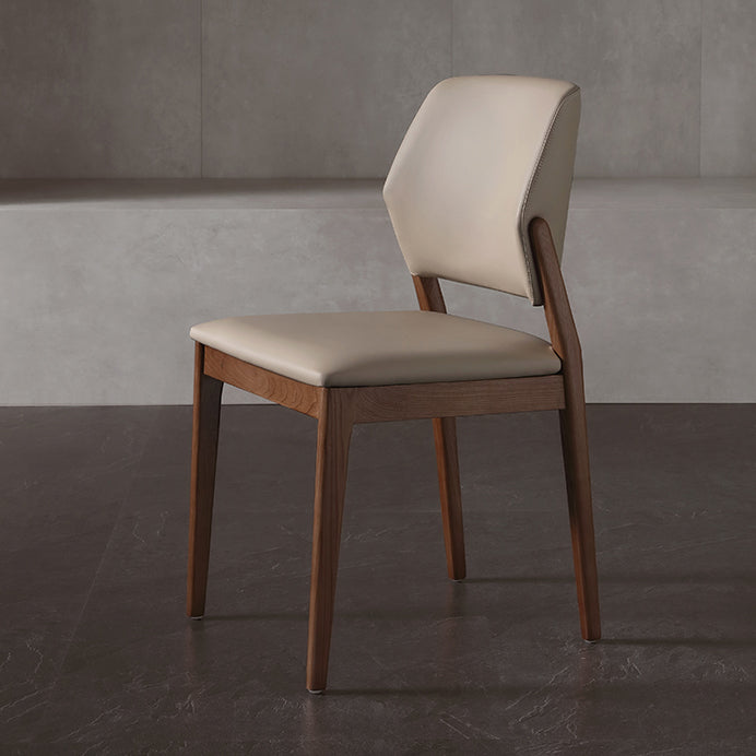 Faux Leather Dining Side Chair Modern Kitchen Side Dining Chairs