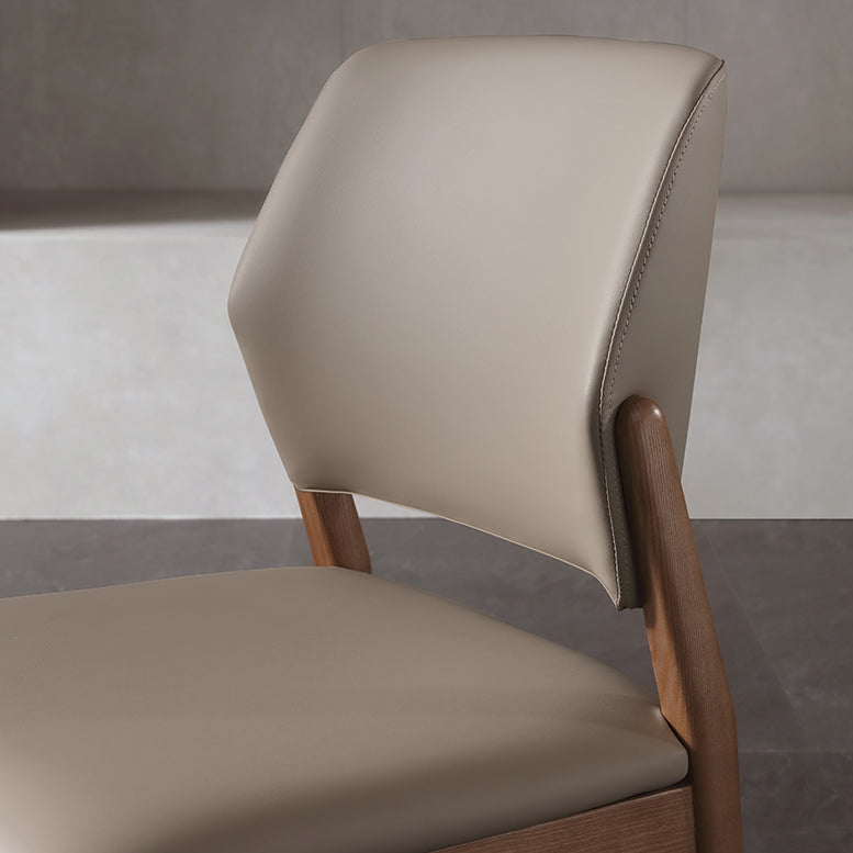 Faux Leather Dining Side Chair Modern Kitchen Side Dining Chairs