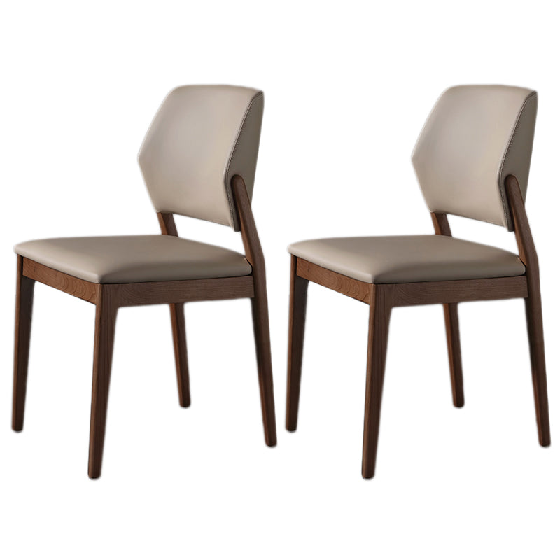 Faux Leather Dining Side Chair Modern Kitchen Side Dining Chairs