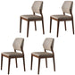 Faux Leather Dining Side Chair Modern Kitchen Side Dining Chairs