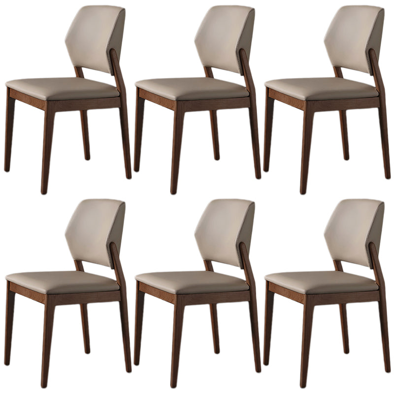 Faux Leather Dining Side Chair Modern Kitchen Side Dining Chairs